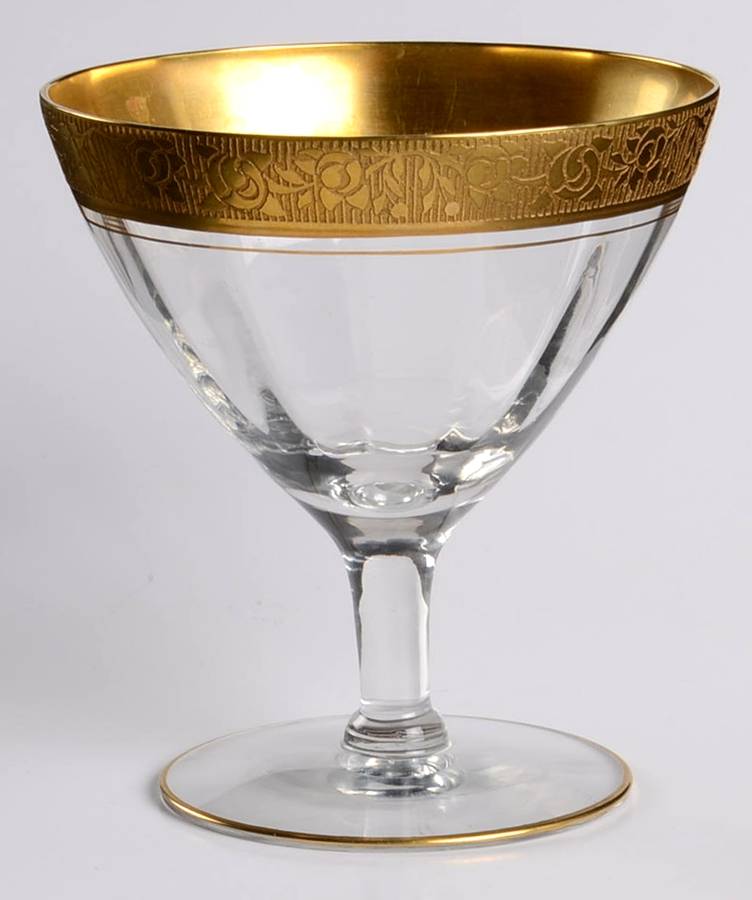 Rambler Rose Clear (Stem 13633) Low Sherbet by Tiffin-Franciscan-1