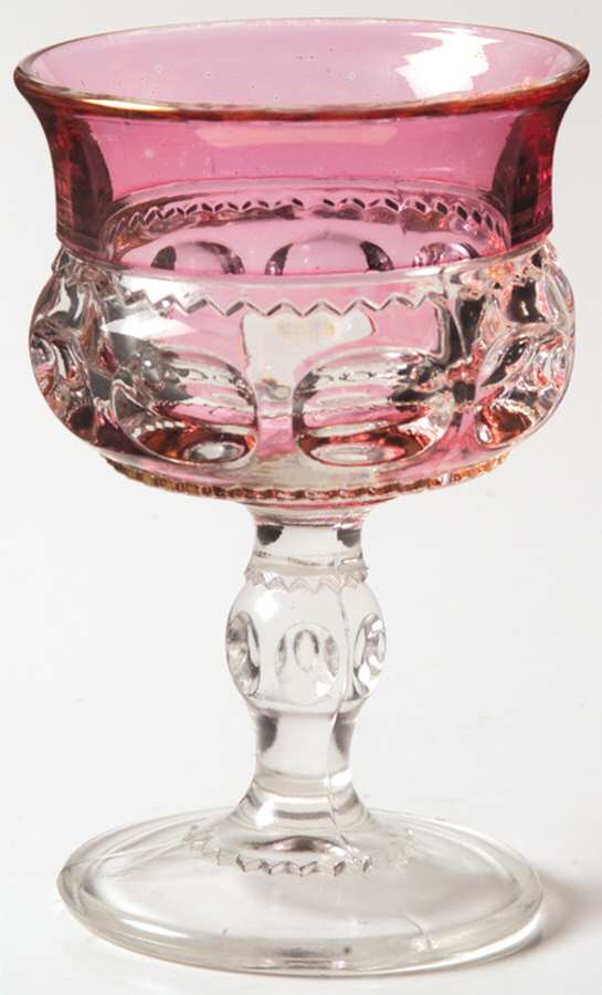 King's Crown-Cranberry Flashed (Top & Bottom) Liquor Cocktail by Tiffin-Franciscan-1
