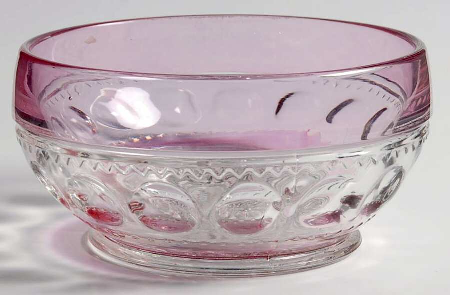 King's Crown-Cranberry Flashed (Top & Bottom) Cereal Bowl by Tiffin-Franciscan-1