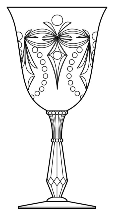 17378-4 Water Goblet by Tiffin-Franciscan-1