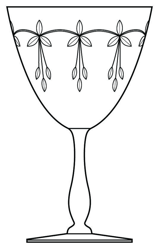 Vogue Water Goblet by Tiffin-Franciscan-1