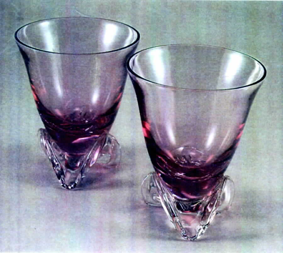 Holiday Wistaria Water Goblet by Tiffin-Franciscan-1