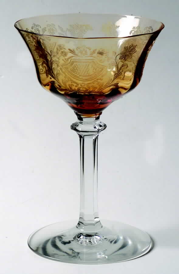 TIF20 Amber Champagne/Tall Sherbet by Tiffin-Franciscan-1