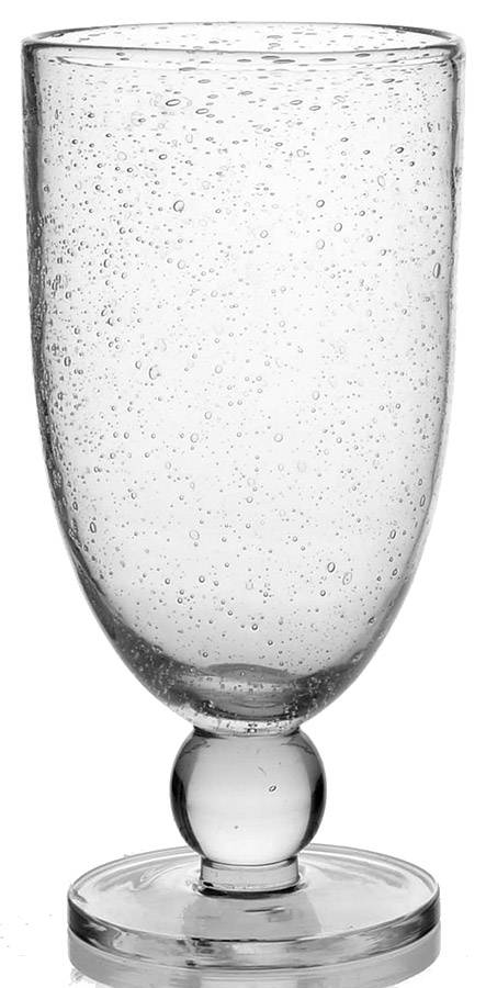Bubble Glass Tall Water Goblet by Tag Ltd-1