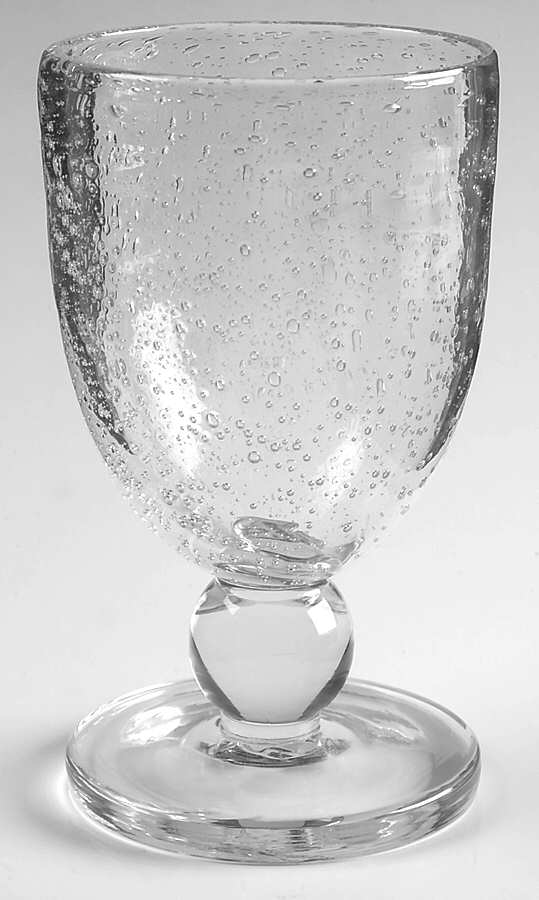 Bubble Glass Water Goblet by Tag Ltd-1