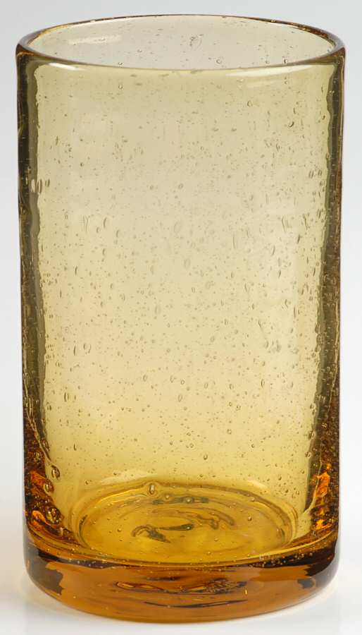 Bubble Glass (Colors) Wheat Yellow 18 Oz Flat Tumbler by Tag Ltd-1