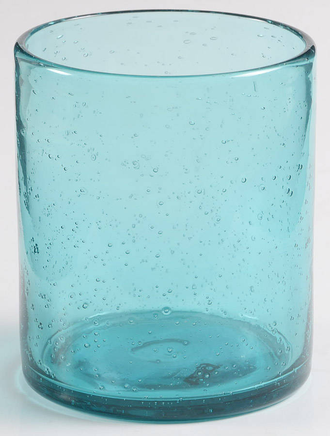 Bubble Glass (Colors) Dark Aqua Double Old Fashioned by Tag Ltd-1