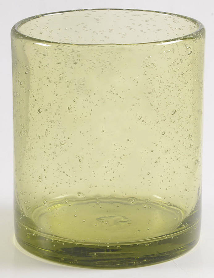 Bubble Glass (Colors) Foliage Green Double Old Fashioned by Tag Ltd-1
