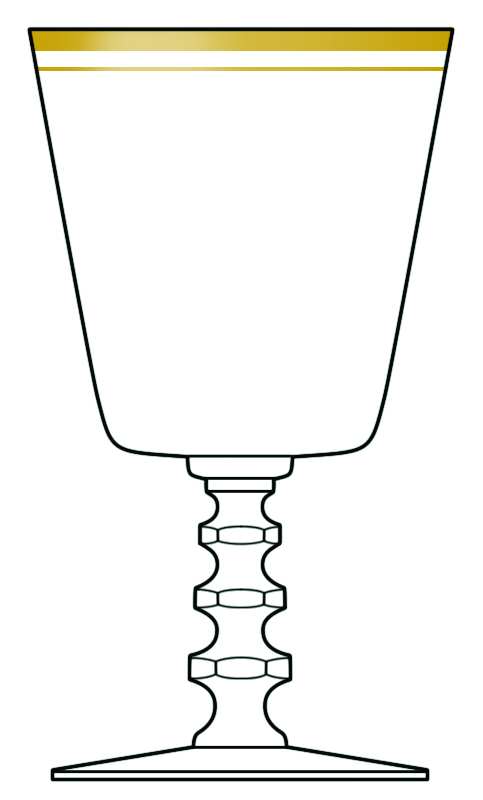 17301-12 Water Goblet by Tiffin-Franciscan-1