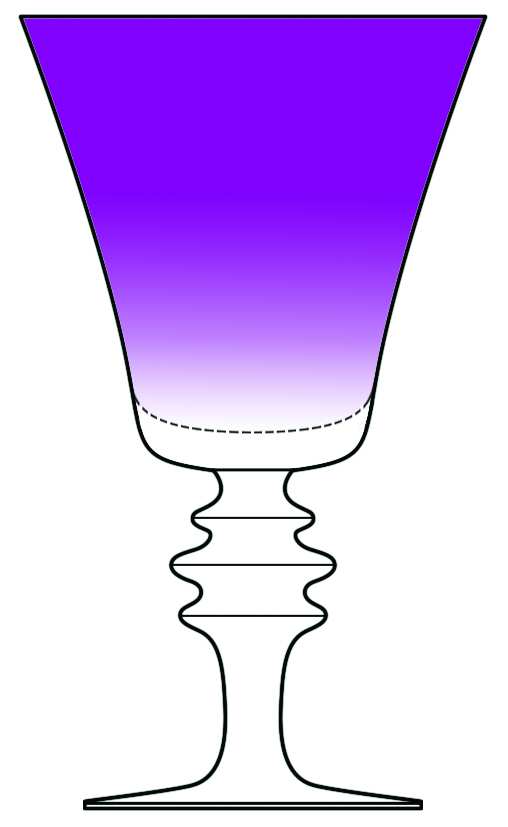 Stuart Amethyst (Purple) Water Goblet by Theresienthal-1