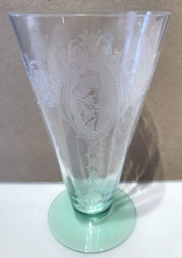 Classic Green (Stem 15011, Etched) Iced Tea by Tiffin-Franciscan-1