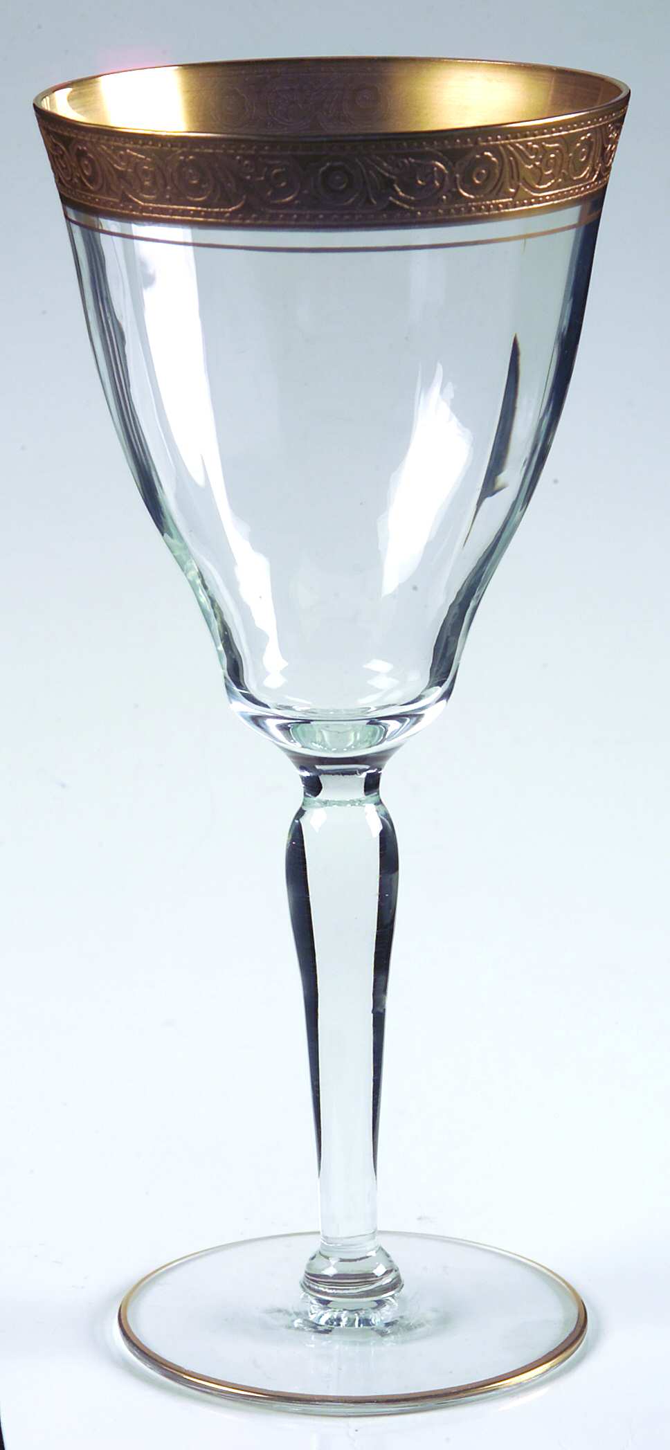 Minton Clear (Stem 15042) Water Goblet by Tiffin-Franciscan-1
