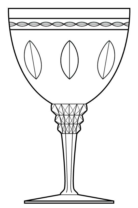 17507-16 Water Goblet by Tiffin-Franciscan-1