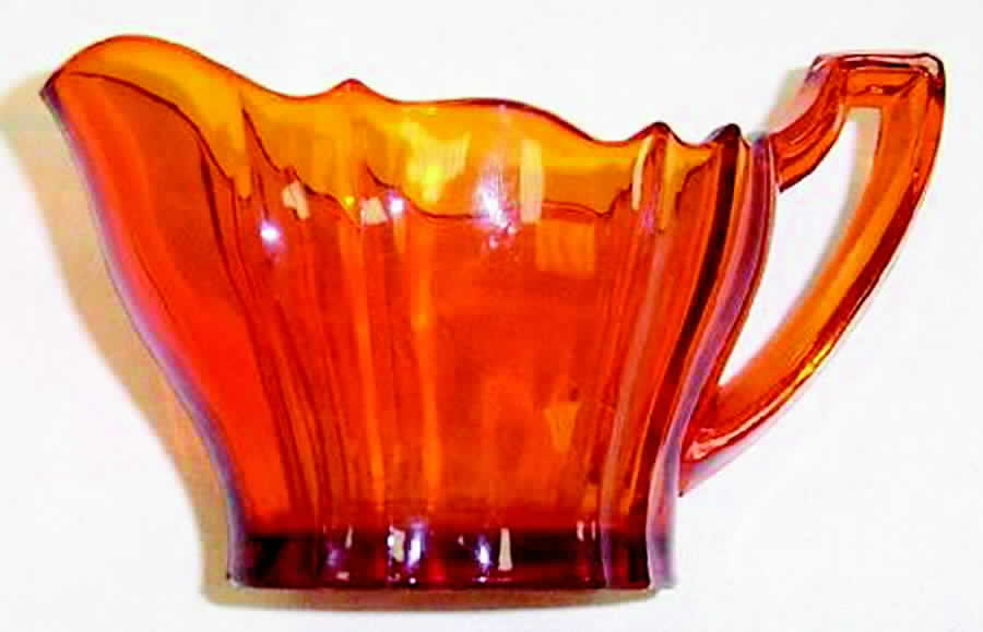 310 Tangerine Creamer by Tiffin-Franciscan-1