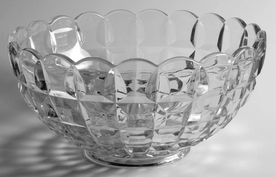 Square Diamond Punch Bowl by Tiffin-Franciscan-1