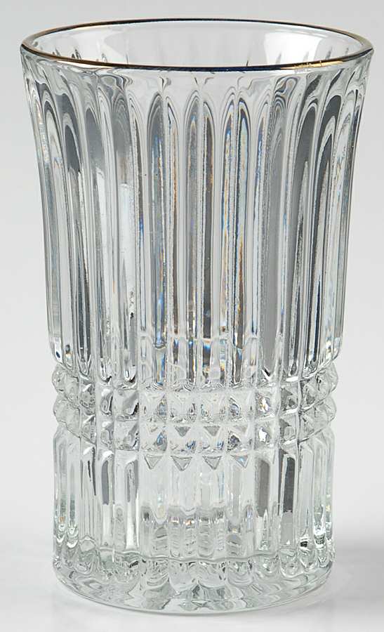 Facets Copper Highball Glass by Tiara-1