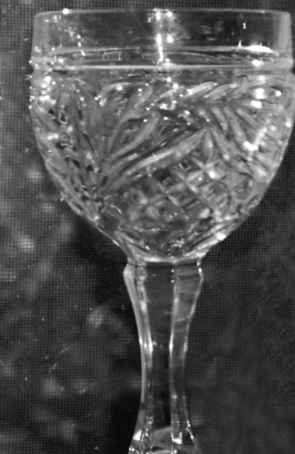 Mercedes Clear Water Goblet by Tiara-1