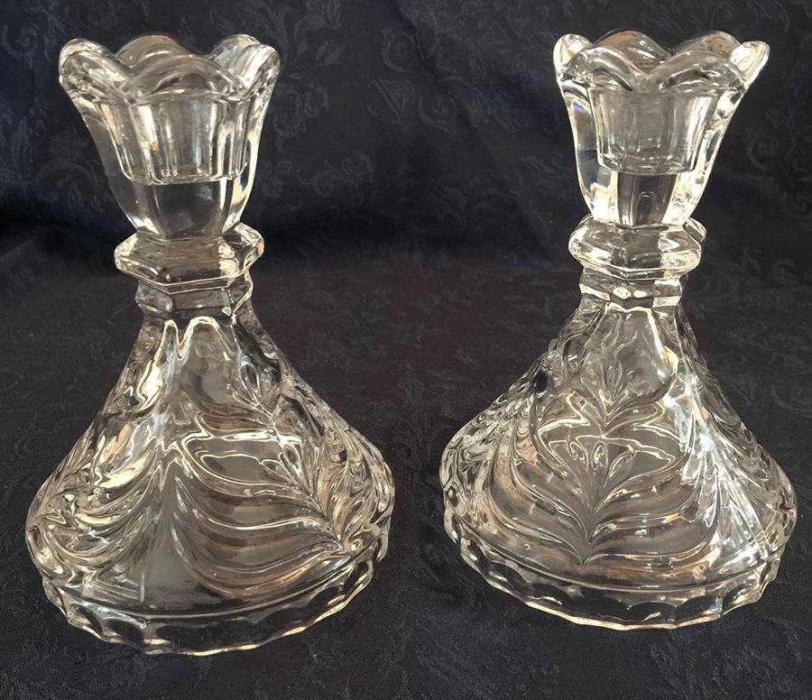 Mercedes Clear 5 Light Candlestick by Tiara-1