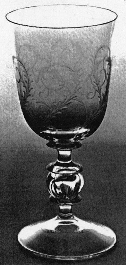 Orsini (Engraved) Water Goblet by Theresienthal-1