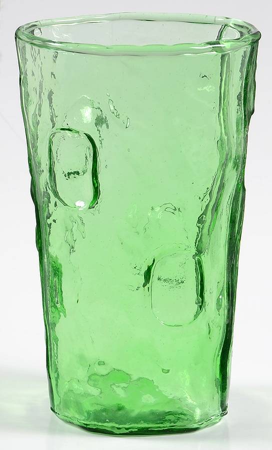 T1G1 Green 14 Oz Flat Tumbler by Tex Glass (Decatuer Glass)-1