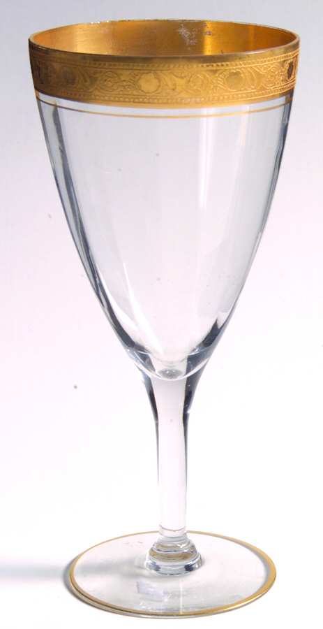 Minton Clear (Stem 13633) Water Goblet by Tiffin-Franciscan-1