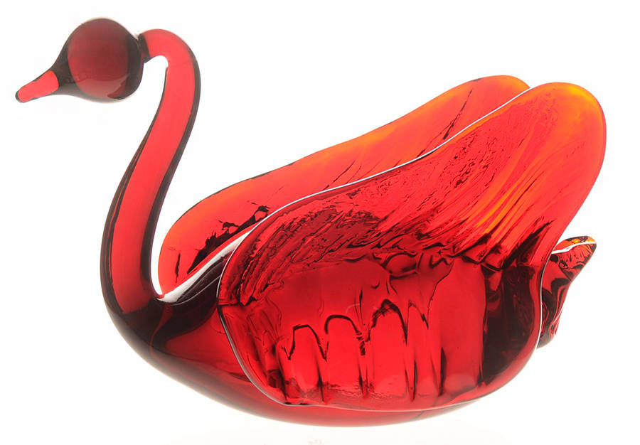 Animals & Figurines Off Hand Swan by Tiffin-Franciscan-1