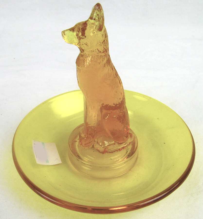 Animals & Figurines #9123 Dog Ashtray by Tiffin-Franciscan-1