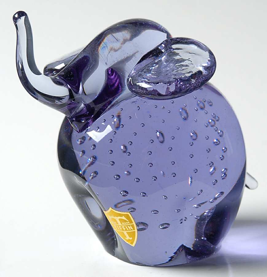 Animals & Figurines Controlled Bubbles Elephant by Tiffin-Franciscan-1