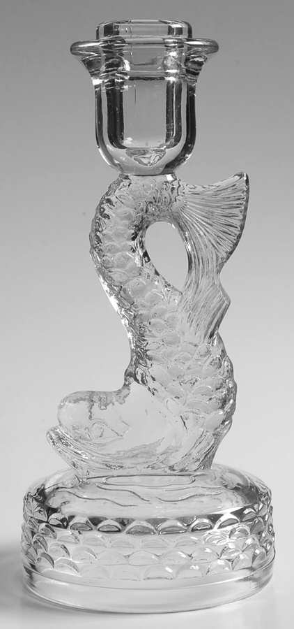 Animals & Figurines #9671 Dolphin Lamp with Plain Base by Tiffin-Franciscan-1