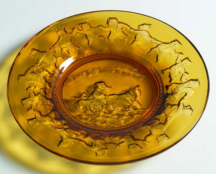 Nursery Rhyme Amber Child's Plate by Tiara-1