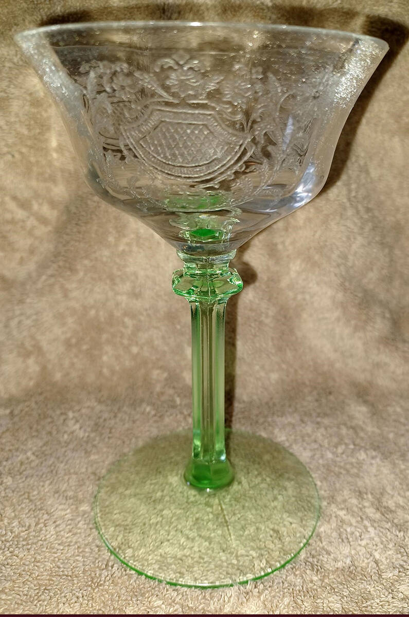 TIF20GS Green Stem Champagne/Tall Sherbet by Tiffin-Franciscan-1