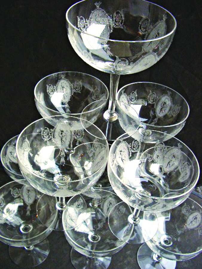 Classic (Smooth Stem) Champagne/Tall Sherbet by Tiffin-Franciscan-1