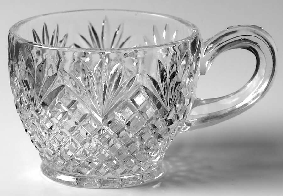 Fan & Diamond (Clear)  (#15041) Punch Cup by Tiffin-Franciscan-1