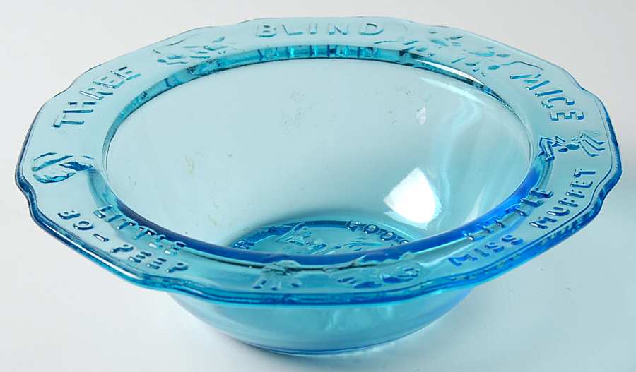 Nursery Rhyme Blue Cereal Bowl by Tiara-1