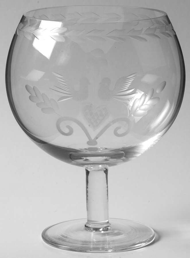 Lovebird Water Goblet by Tiffany-1
