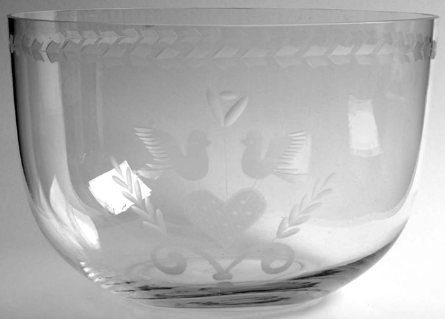 Lovebird 9" Salad Bowl by Tiffany-1