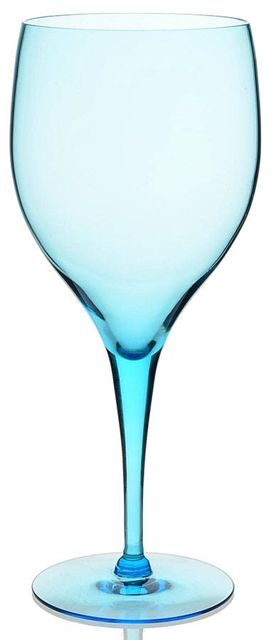 Revelation Blue (Lagoon) Water Goblet by Tiffin-Franciscan-1