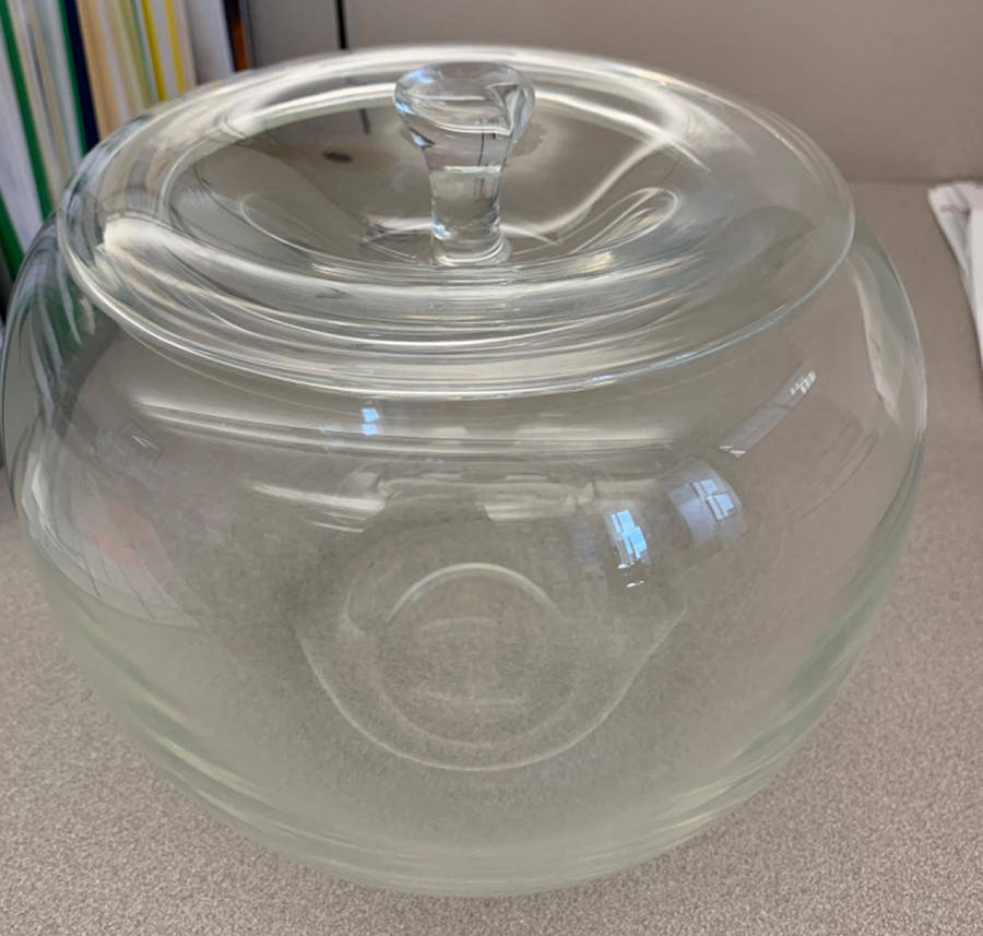 Apple Large Covered Bowl by Tiffany-1