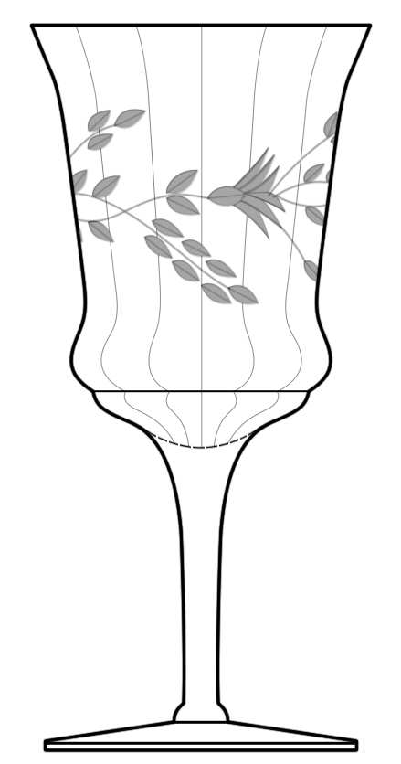 15028-12 Water Goblet by Tiffin-Franciscan-1