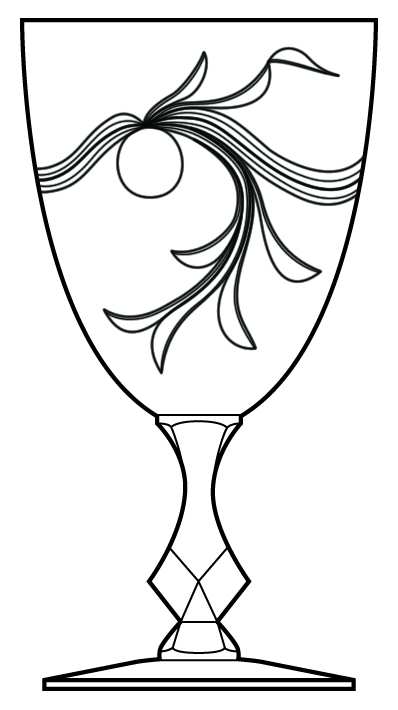 17524-22 Water Goblet by Tiffin-Franciscan-1