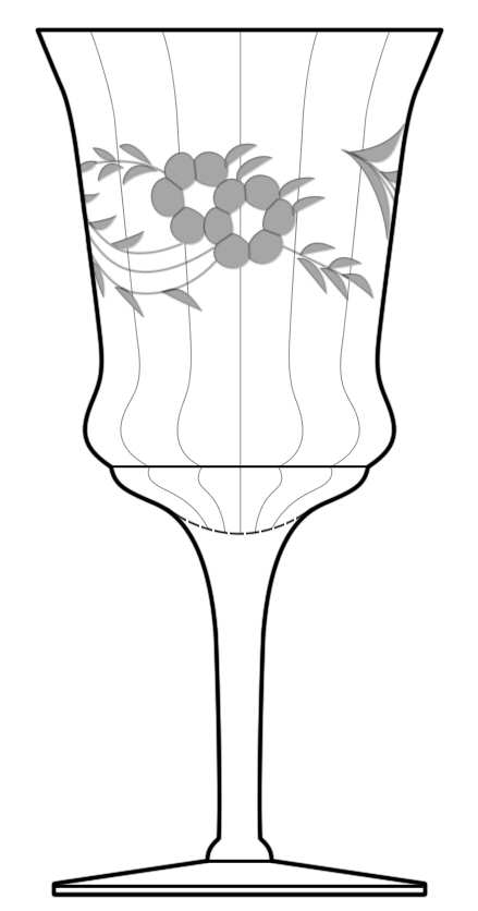 15028-13 Water Goblet by Tiffin-Franciscan-1