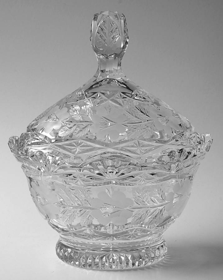 Medallion Rose Candy Box & Lid by Towle-1