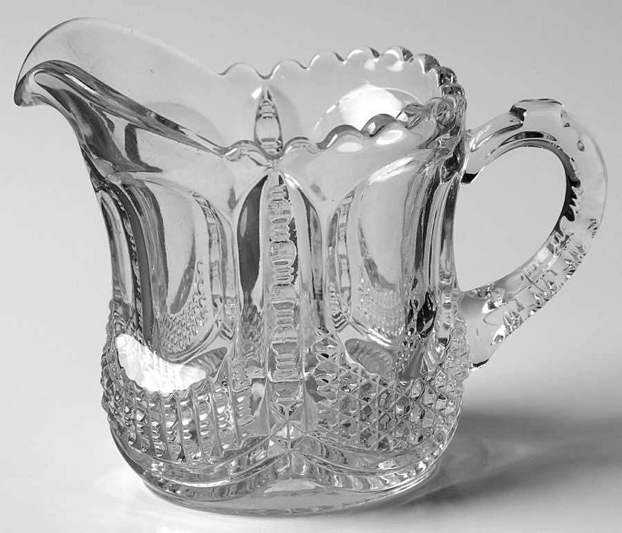 Cradled Buttons & Notches Creamer by Tarentum-1