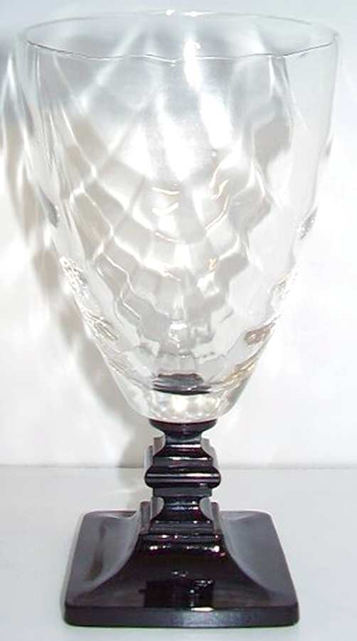 15064 Black Water Goblet by Tiffin-Franciscan-1