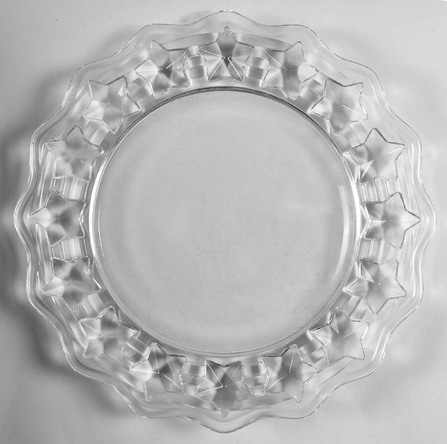 Stars 12" Round Platter by Tiffany-1