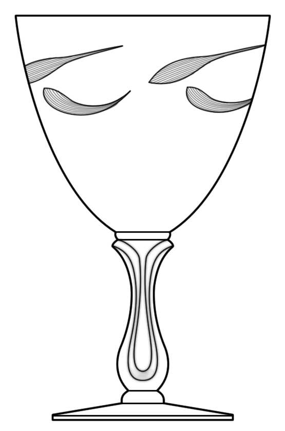 17660-2 Water Goblet by Tiffin-Franciscan-1
