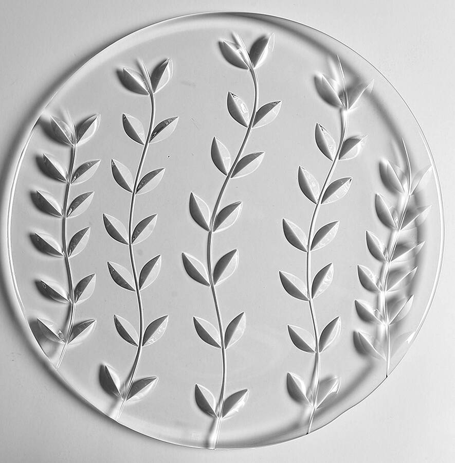 Floral Vine 12" Round Platter by Tiffany-1