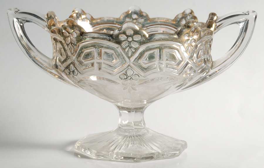 Athenia Gold Round Compote (Height X Width) by Tiffin-Franciscan-1