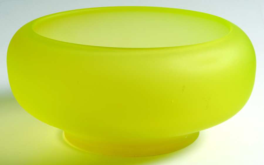 Canary Satin 6" Cupped Bowl by Tiffin-Franciscan-1