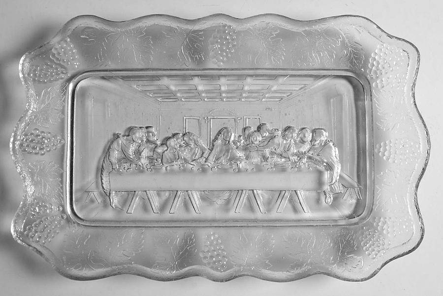 Animals & Figurines Clear Lord's Supper Tray by Tiara-1